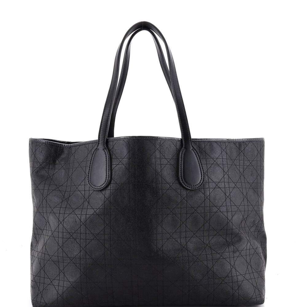 Christian Dior Medium New Panarea Tote Cannage Stitch Rosato Canvas